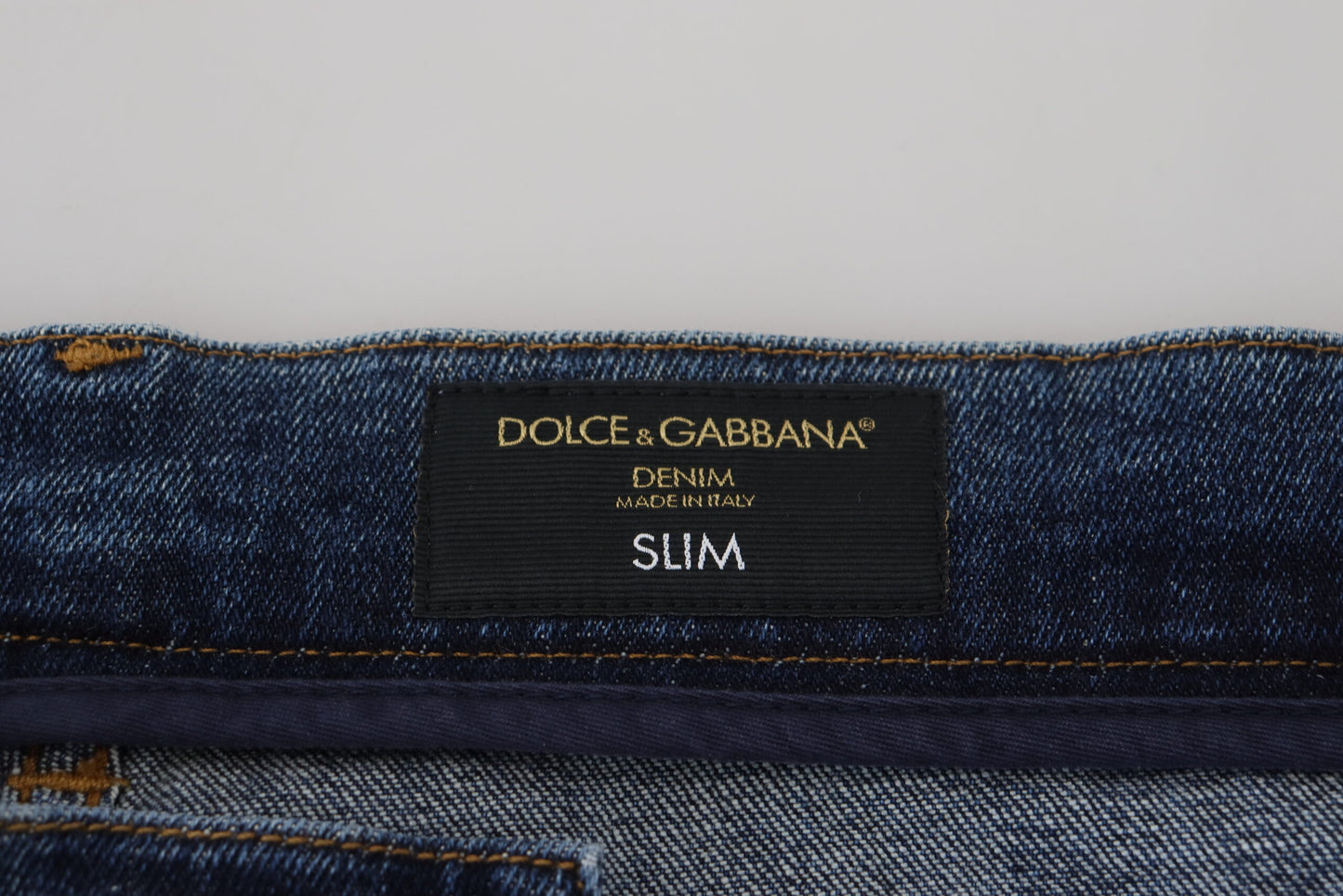 Dolce & Gabbana Elegante blaue Skinny-Jeans