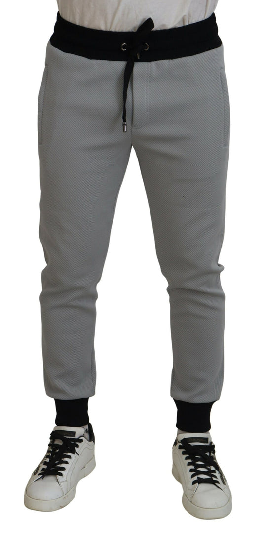 Dolce & Gabbana Elegante graue Jogger-Hose