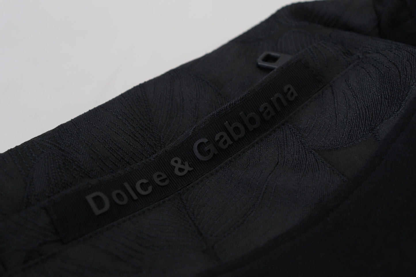 Dolce & Gabbana Elegante schwarze Joggerhosen für den modernen Mann