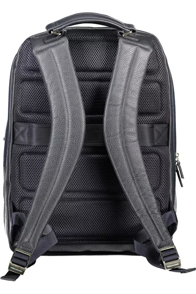 Piquadro Blauer Leder-Rucksack für Männer