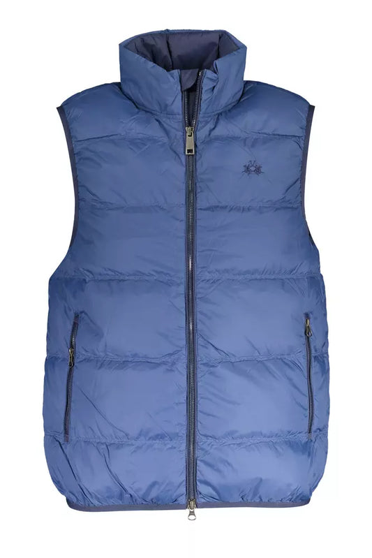 La Martina Blaue Polyamid Herren Jacke