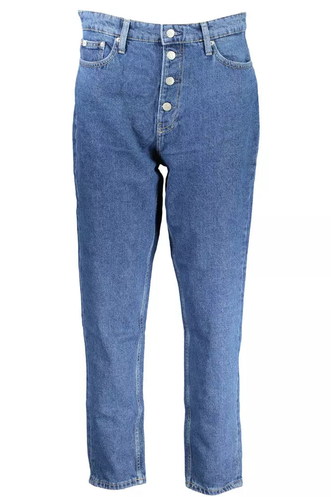 Calvin Klein Blaue Baumwolle Frauen Jeans