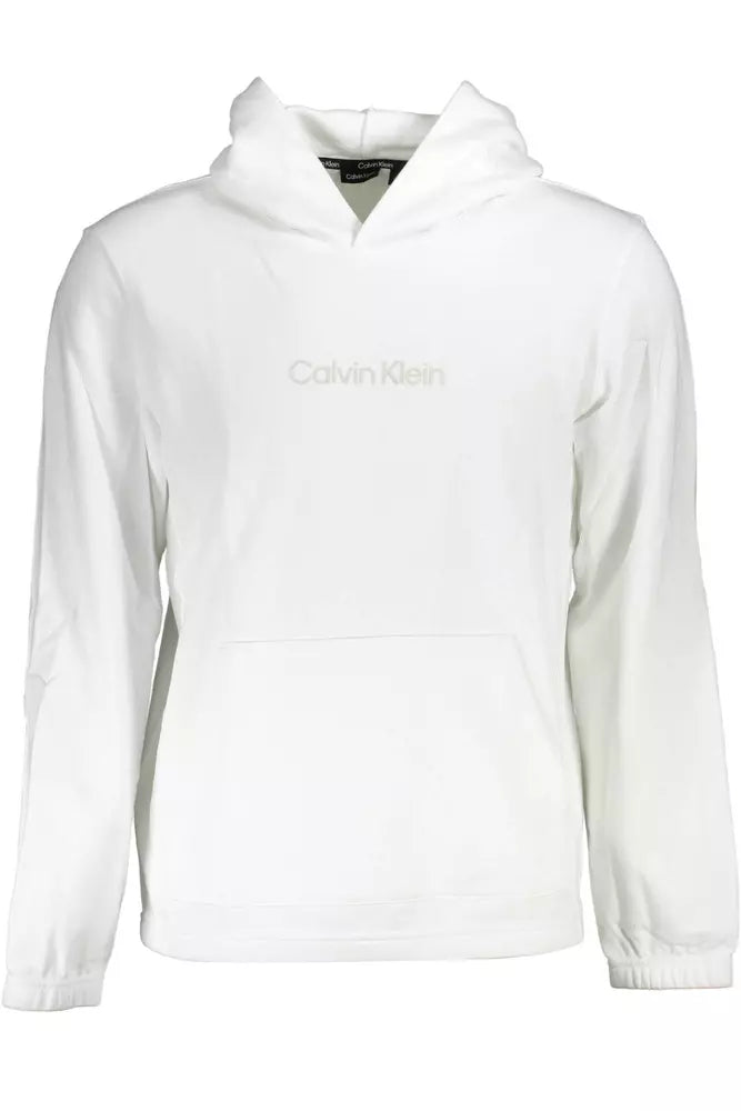 Calvin Klein Weißer Baumwollpullover für Männer