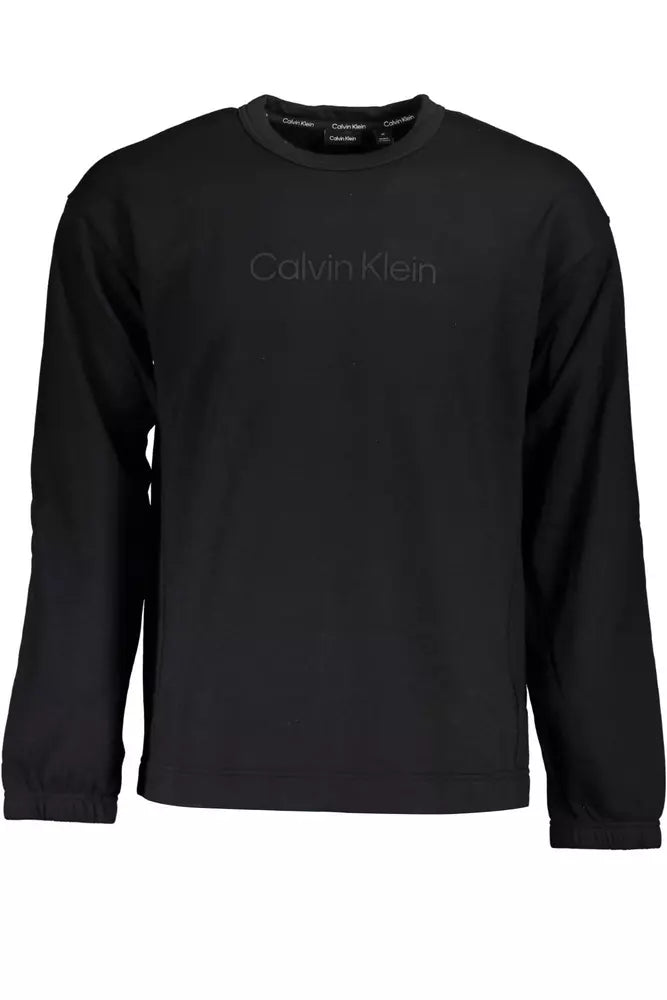 Calvin Klein Schwarzer Baumwollpullover für Männer