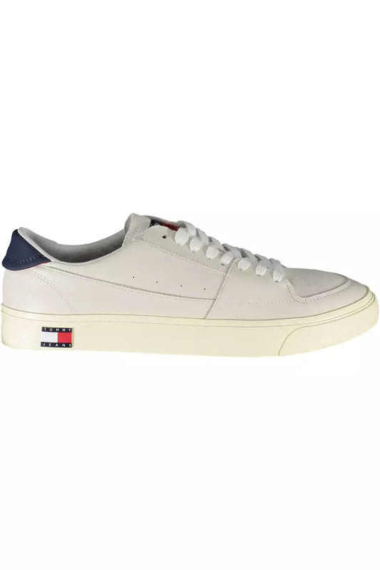 Tommy Hilfiger Weißes Leder Herren Sneaker