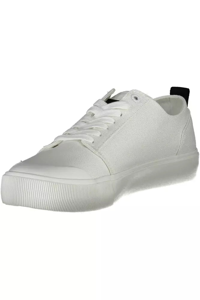 Calvin Klein Weiß Baumwolle Männer Sneaker