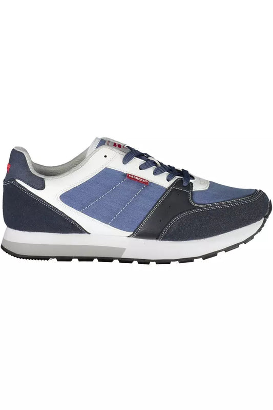 Carrera Blaue Eco Leder Herren Sneaker