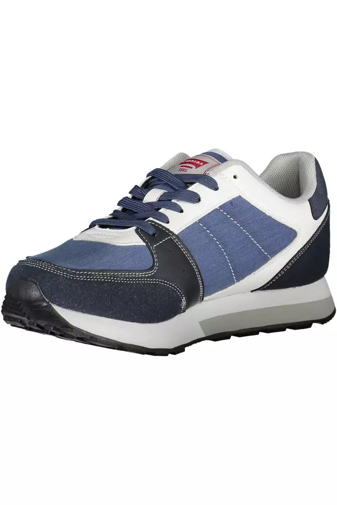 Carrera Blaue Eco Leder Herren Sneaker