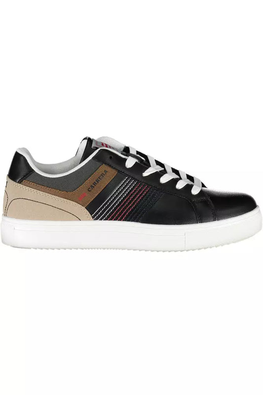 Carrera Schwarz ECO Leder Herren Sneaker