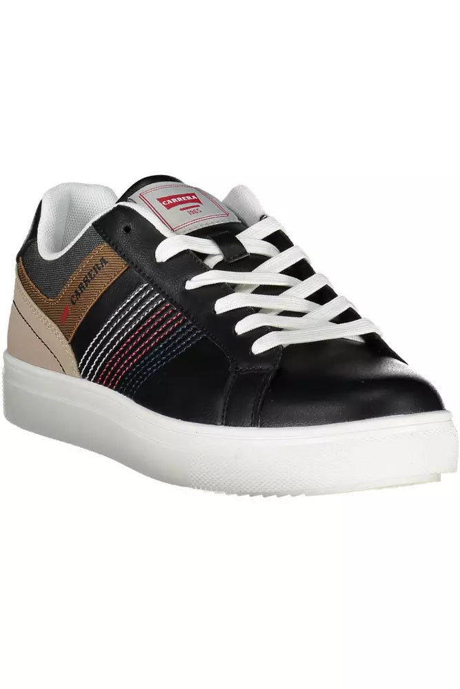 Carrera Schwarz ECO Leder Herren Sneaker