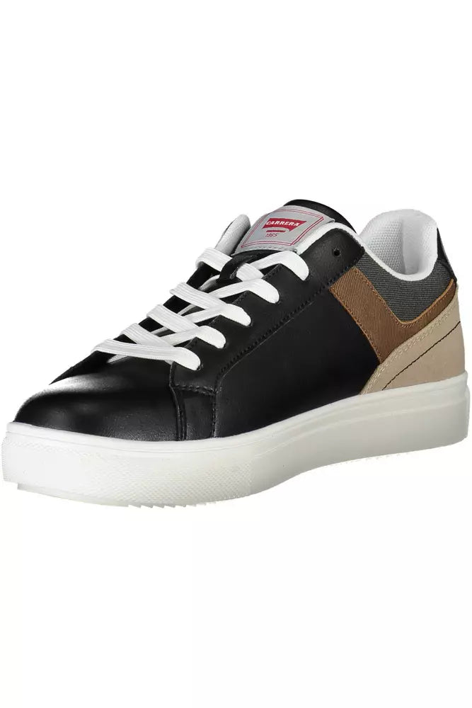 Carrera Schwarz ECO Leder Herren Sneaker