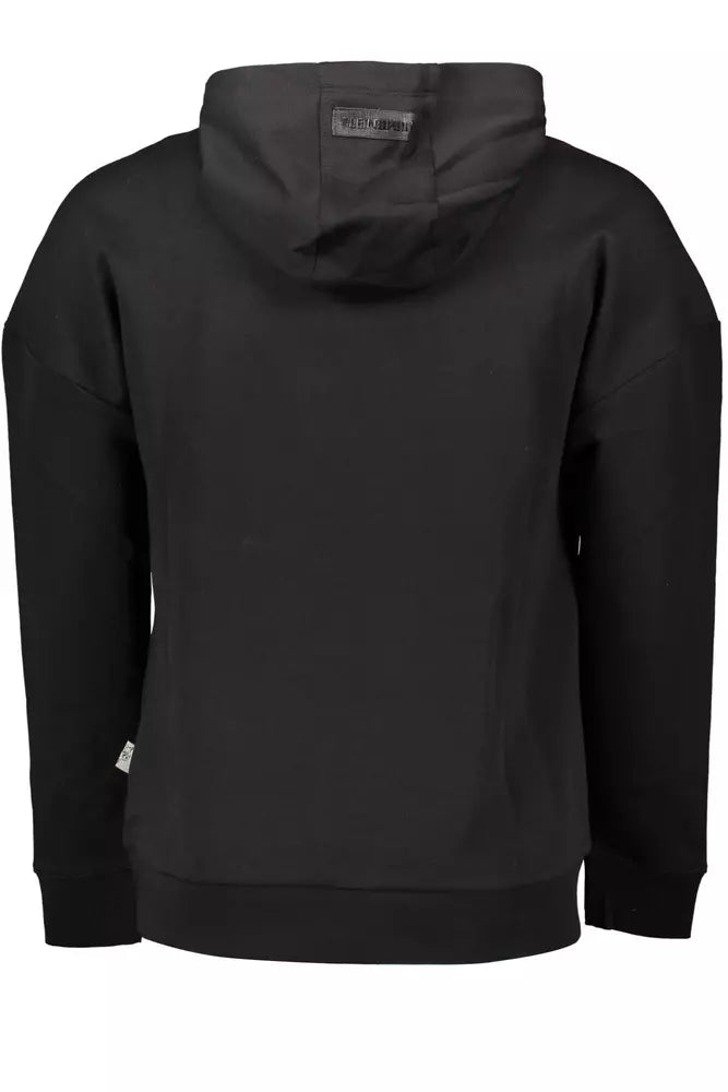 Plein Sport Schwarzer Baumwollpullover für Männer