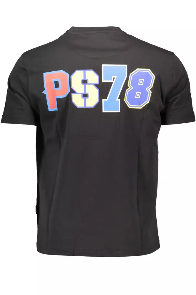 Plein Sport Schwarzes Baumwolle Männer T-Shirt