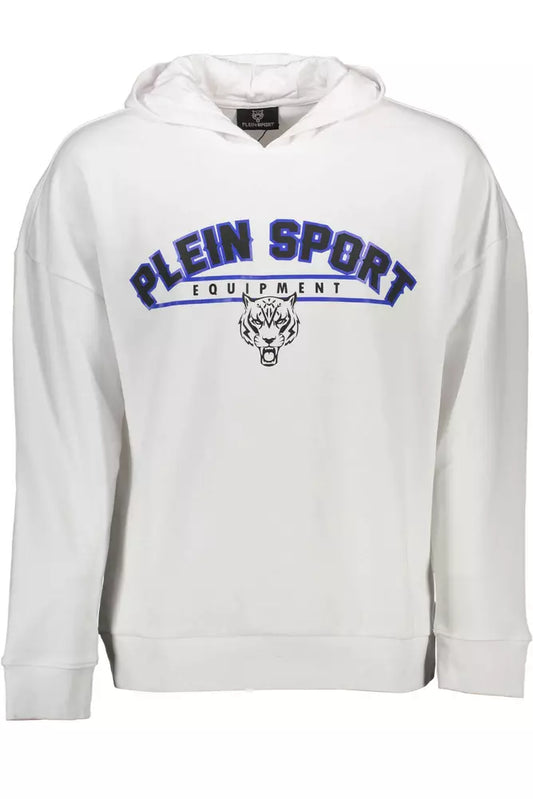 Plein Sport Weißes Baumwoll-Sweatshirt für Männer