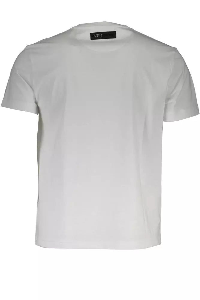 Plein Sport Weißes Baumwolle Männer T-Shirt