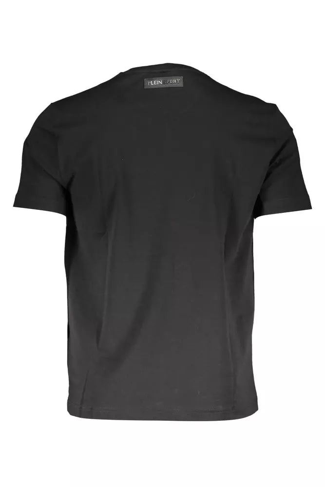 Plein Sport Schwarz Baumwolle Männer TShirt