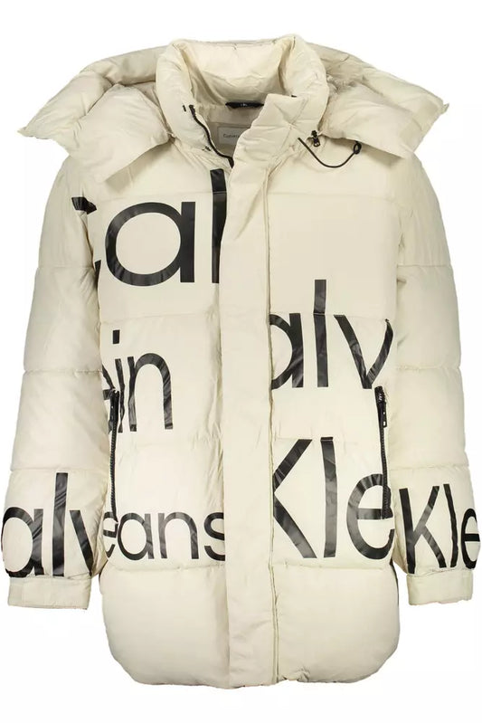 Calvin Klein Beige Polyester Männer Jacke