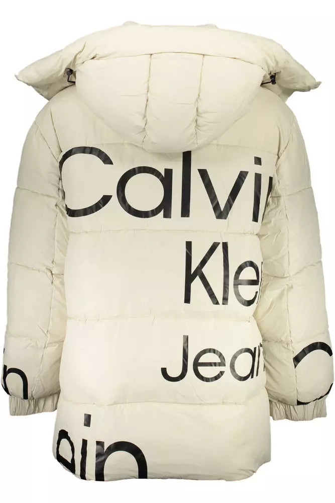 Calvin Klein Beige Polyester Männer Jacke