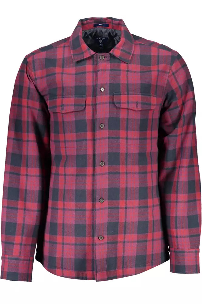 Gant Lila Baumwolle Männer Shirt