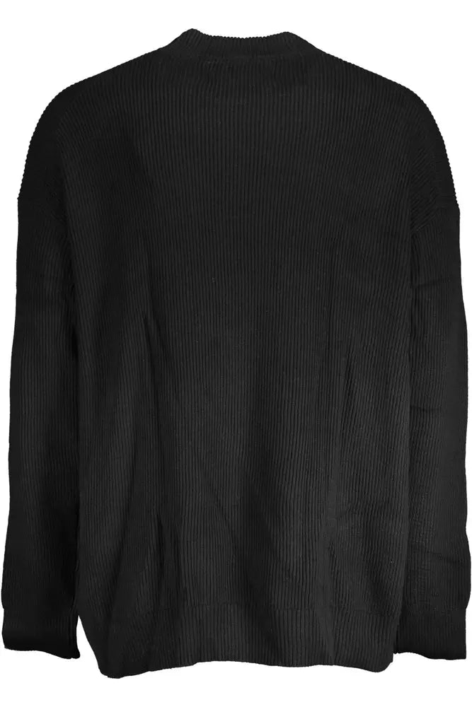 Calvin Klein Schwarzer Baumwollpullover für Männer