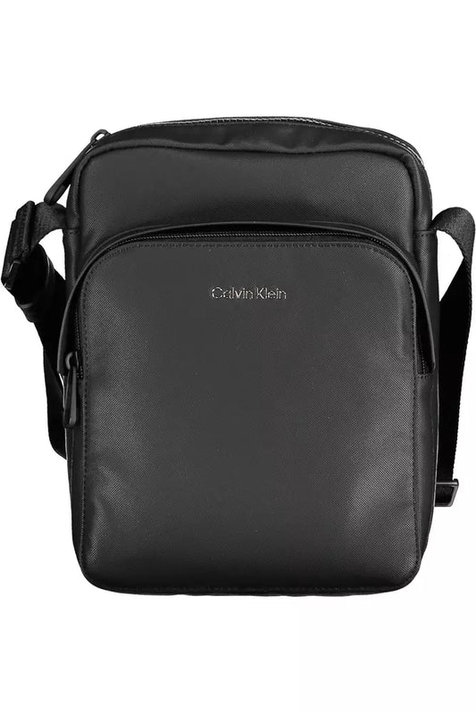 Calvin Klein Schwarze Polyester Männer Umhängetasche