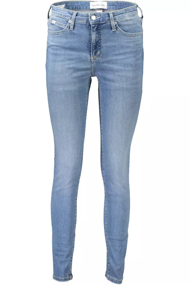 Calvin Klein Hellblaue Baumwolle Damen Jeans