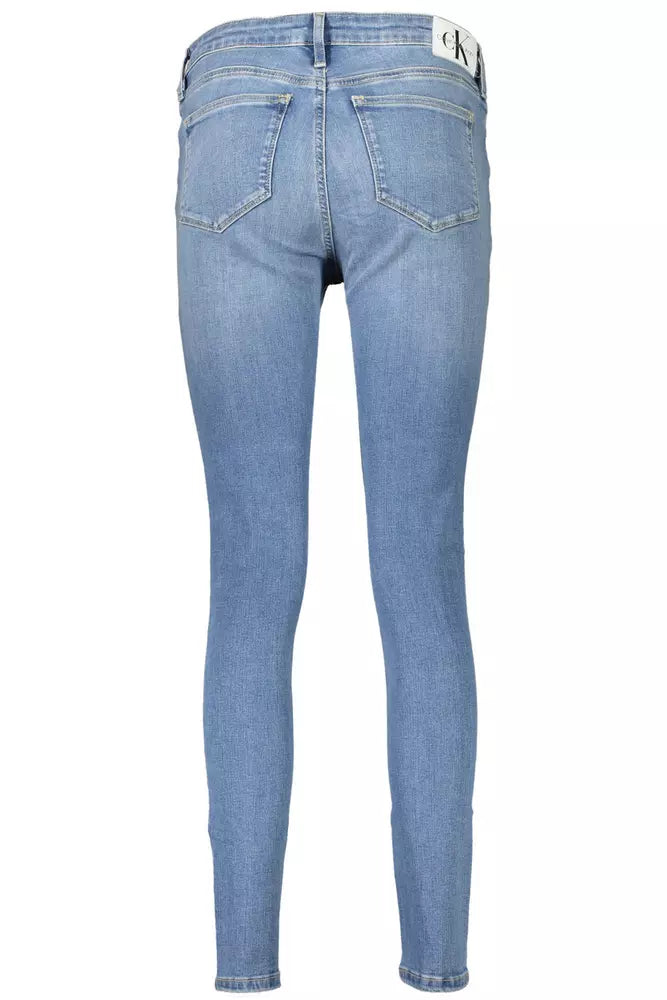 Calvin Klein Hellblaue Baumwolle Damen Jeans