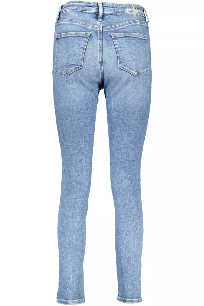 Calvin Klein Hellblaue Baumwolle Damen Jeans