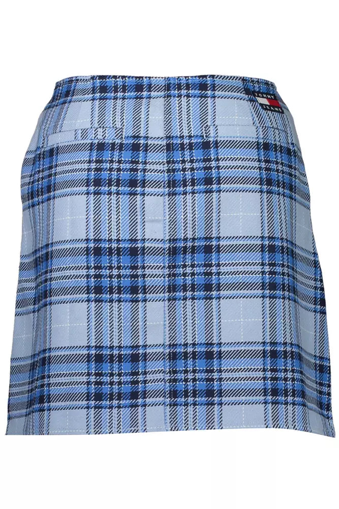 Tommy Hilfiger Hellblauer Baumwollrock für Frauen