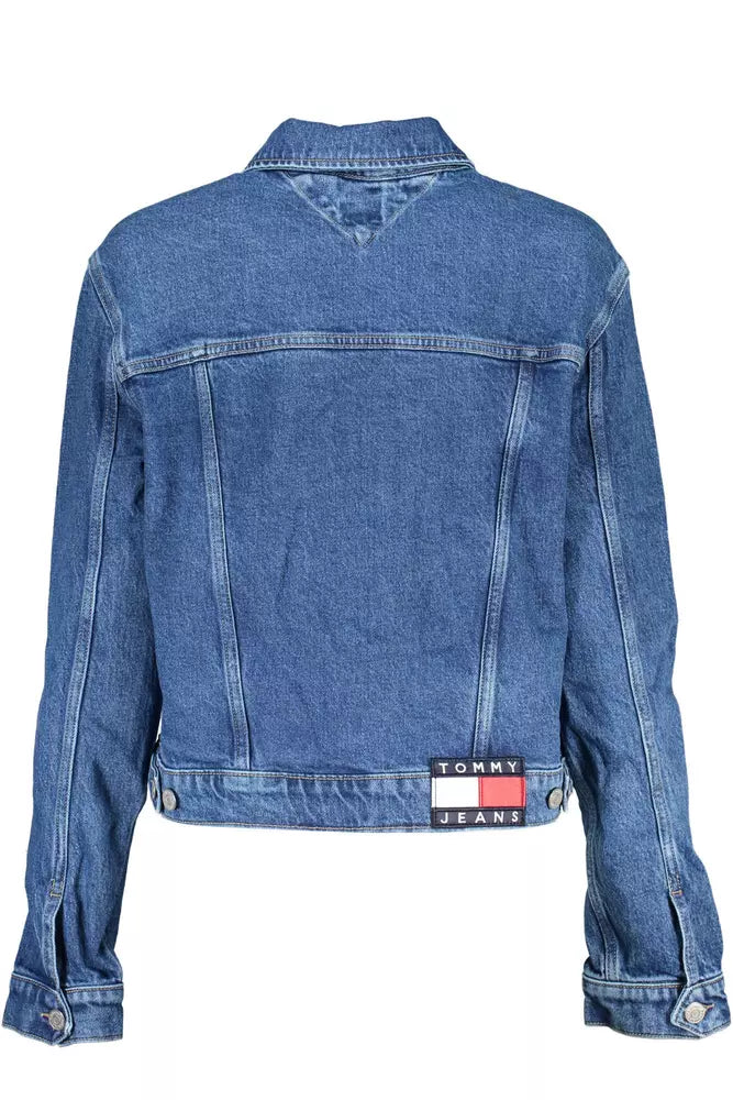 Tommy Hilfiger Blaue Baumwolle Frauen Jacke