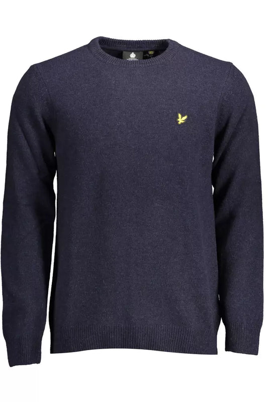 Lyle & Scott Blauer Pullover aus Wolle für Männer