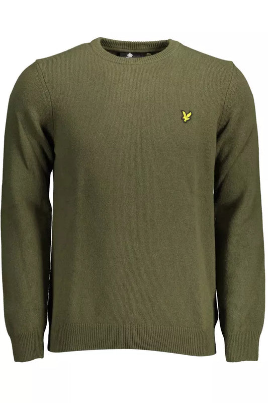 Lyle & Scott Grüner Pullover aus Wolle für Männer