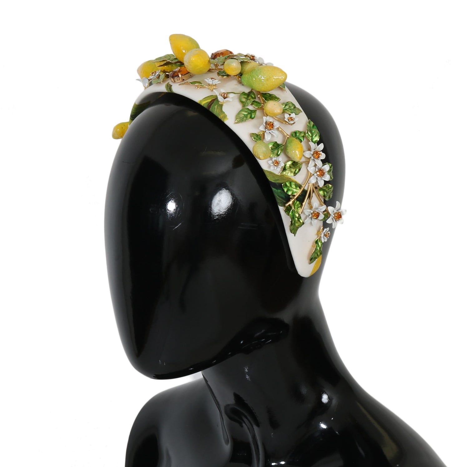 Dolce & Gabbana Sizilianische Zitrone Kristall Diadem Tiara