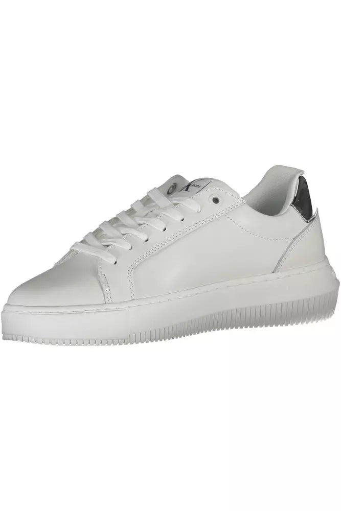 Calvin Klein Weißes Leder Damen Sneaker