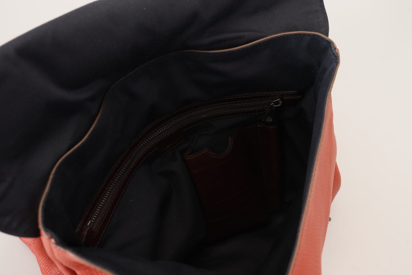 Dolce & Gabbana Eleganter Kalbsleder-Rucksack in Orange