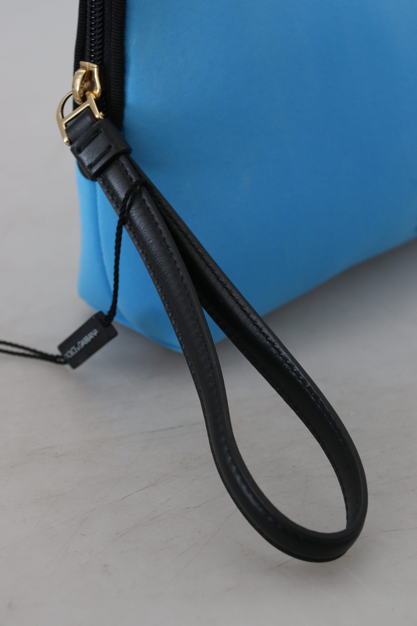 Dolce &amp; Gabbana Elegant Blue Polyamide Bucket Bag