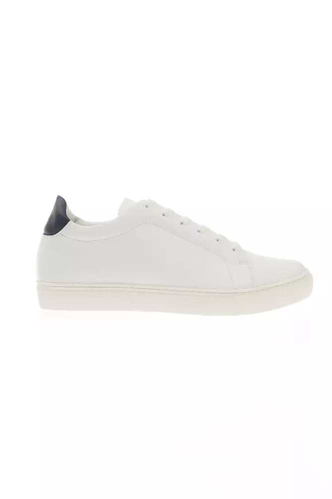 Pantofola D'Oro Elegant plain leather sneakers