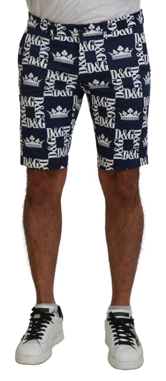 Dolce & Gabbana Lässige Chinos mit Kronenaufdruck Shorts