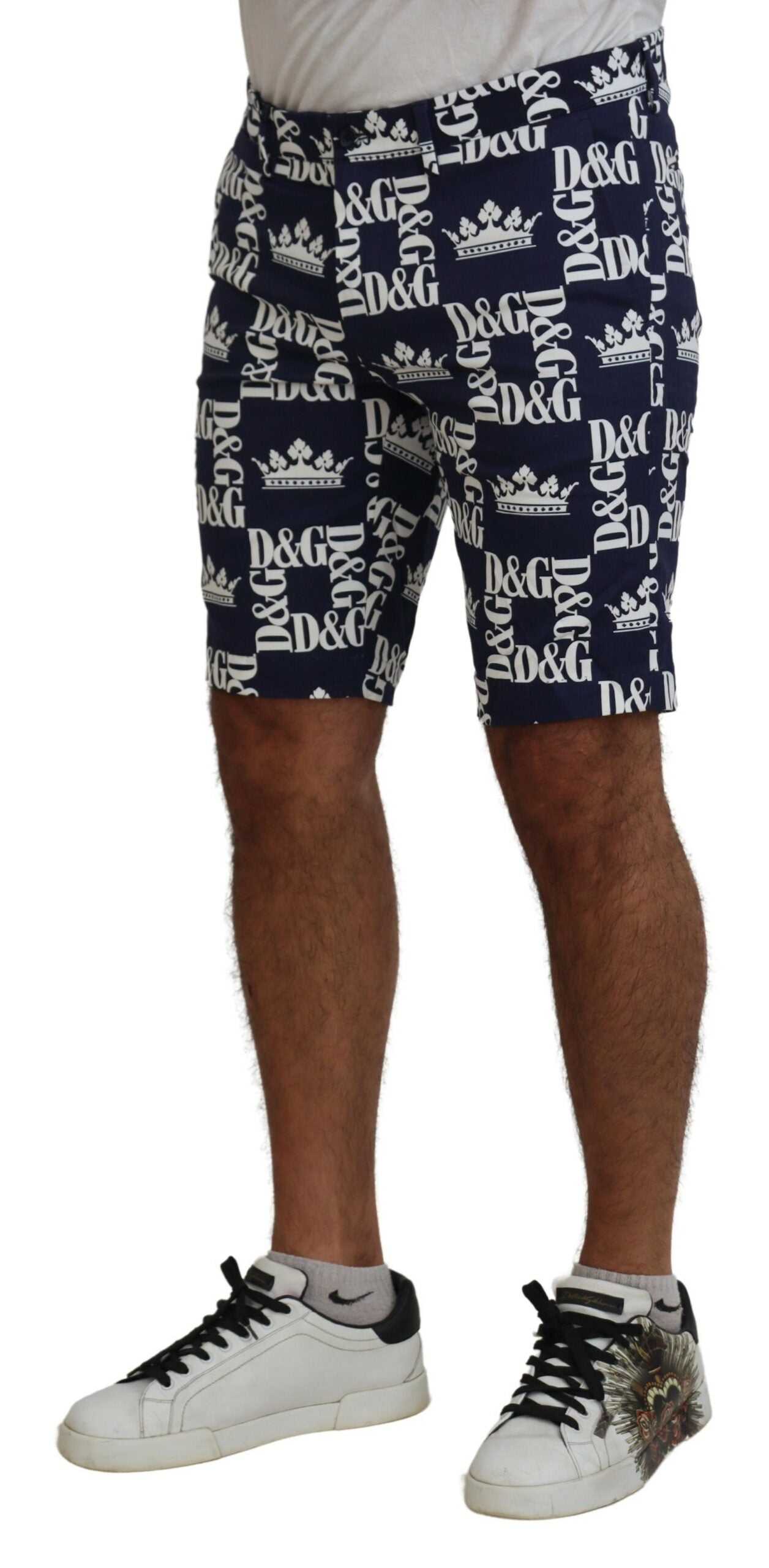 Dolce & Gabbana Lässige Chinos mit Kronenaufdruck Shorts