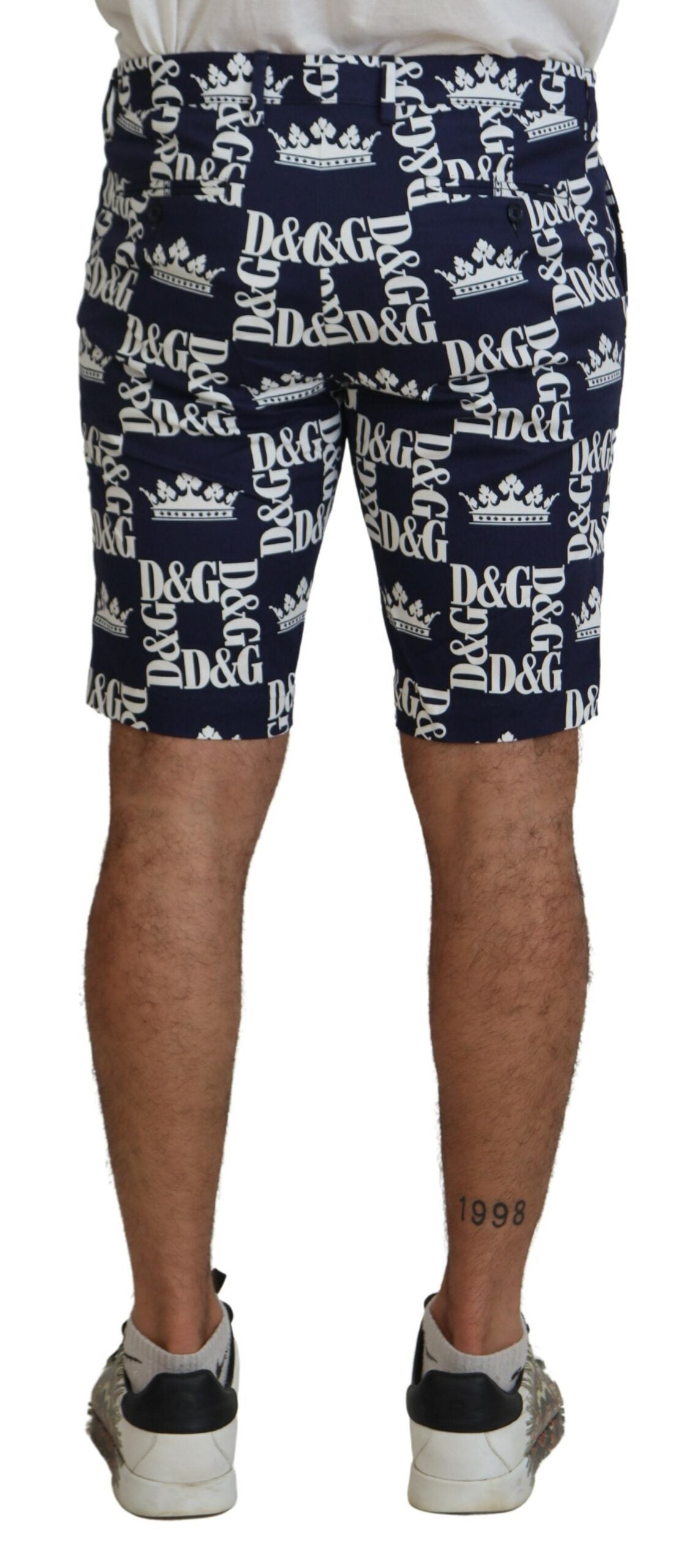 Dolce & Gabbana Lässige Chinos mit Kronenaufdruck Shorts