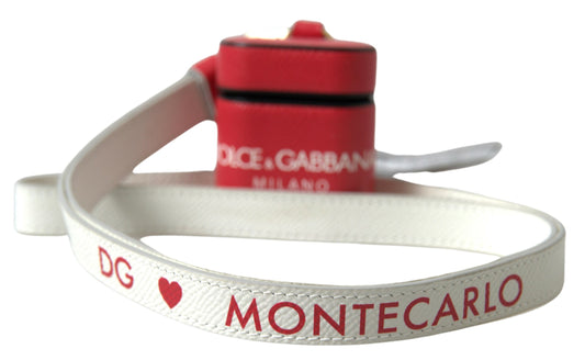Dolce &amp; Gabbana Elegant Airpods case in red leather