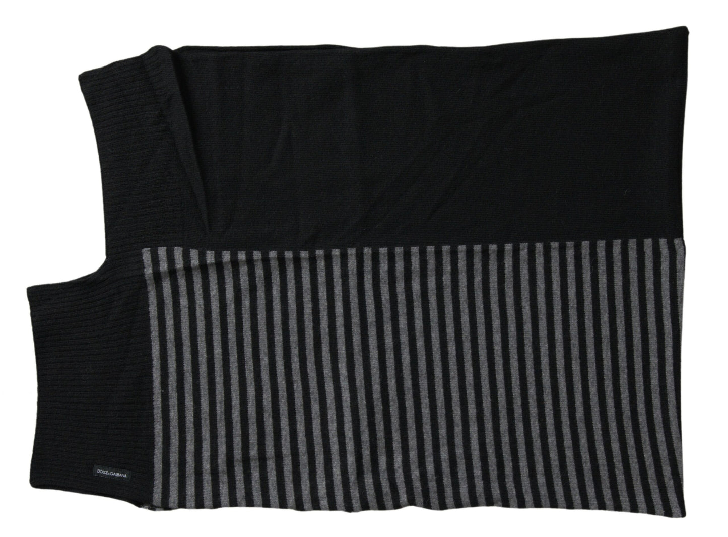 Dolce &amp; Gabbana Elegant striped wool blend men's scarf