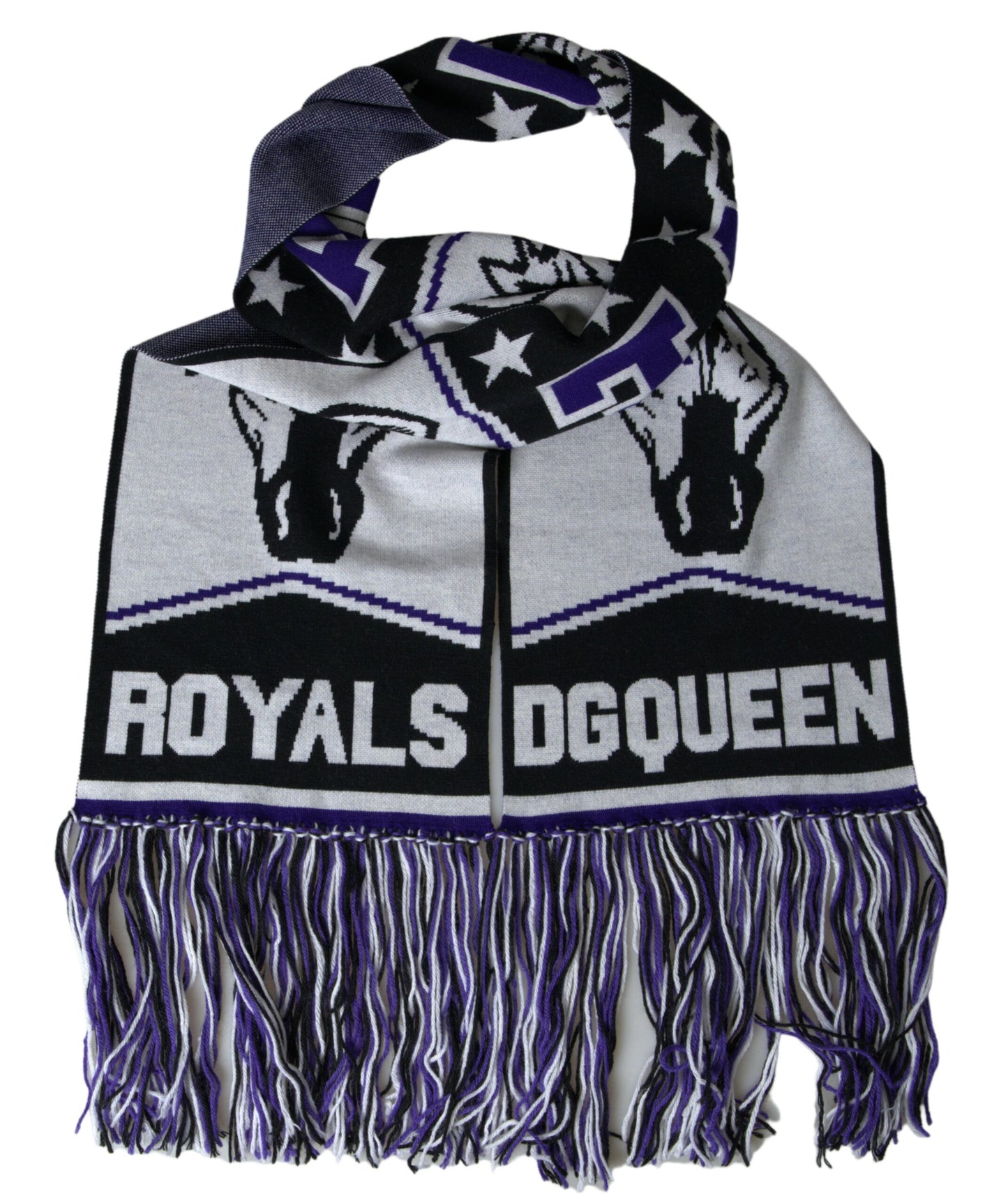 Dolce &amp; Gabbana Elegant multicolor wool blend scarf