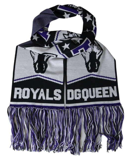 Dolce &amp; Gabbana Elegant multicolor wool blend scarf