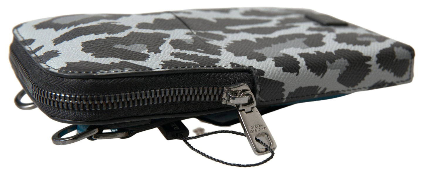 Dolce &amp; Gabbana tyylikäs nahkainen Crossbody matkapuhelinlaukku
