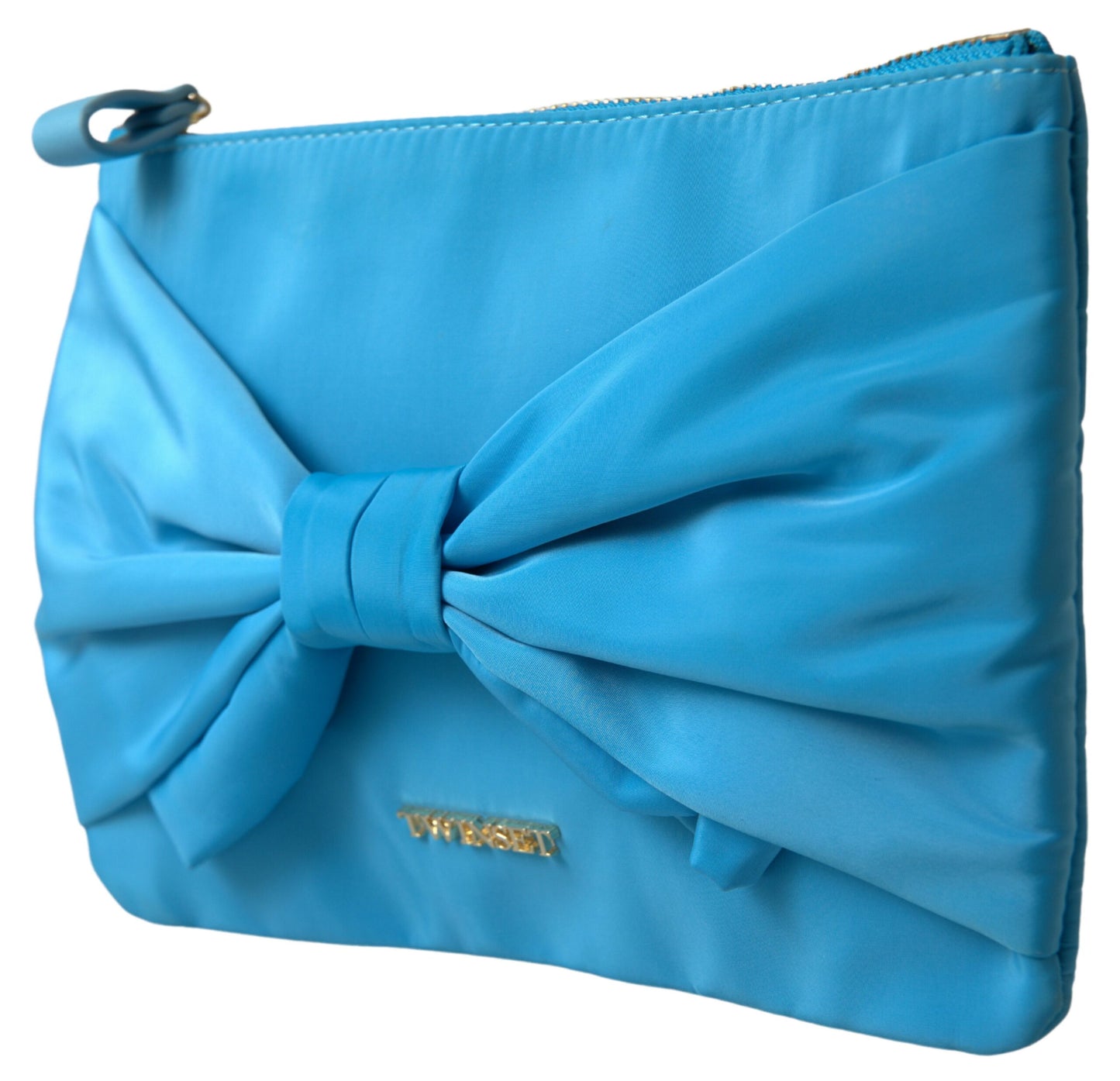 Twinset Elegante Seidenclutch mit Schleifenverzierung