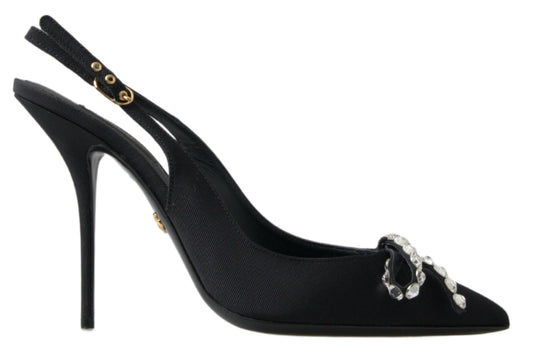 Dolce &amp; Gabbana koristellut mustat Slingback-korkokengät