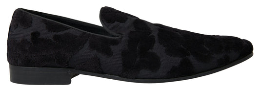 Dolce &amp; Gabbana hienot mustat vintage-loaferit miehille