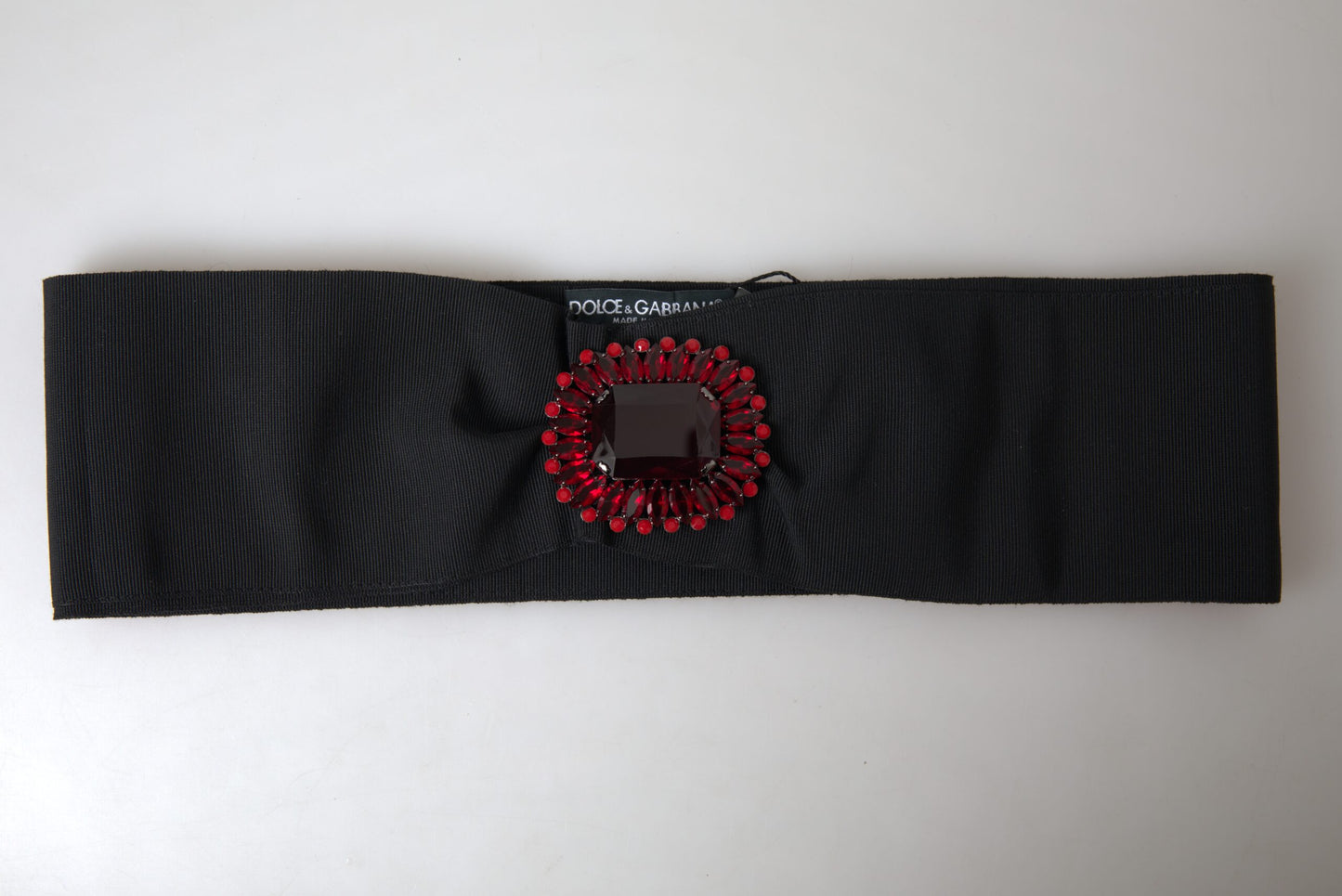 Dolce &amp; Gabbana Exquisite Embellished Black Belt