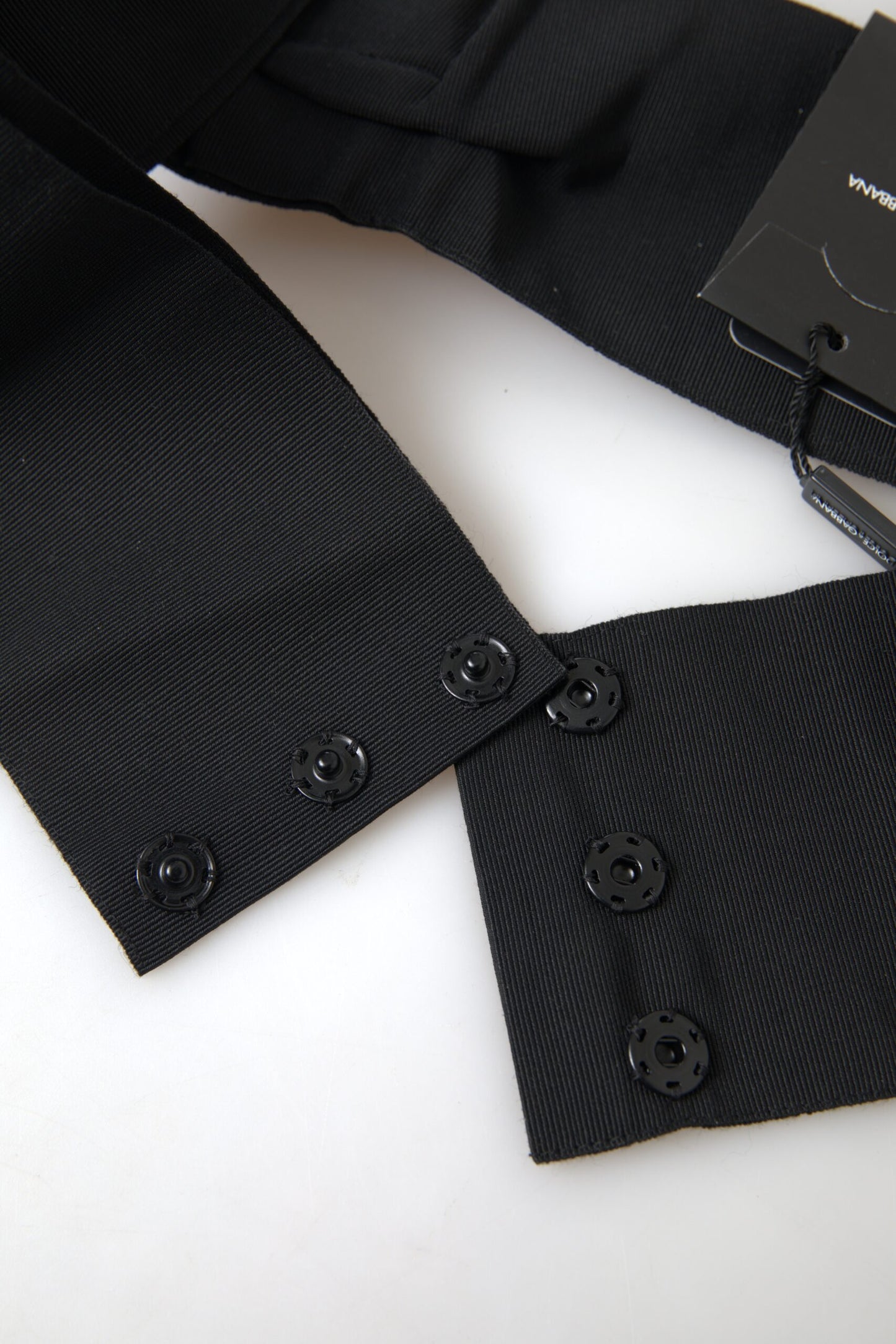 Dolce &amp; Gabbana Exquisite Embellished Black Belt